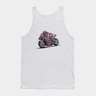 Drawing/Sketching MotoGP Team No 49 Tank Top